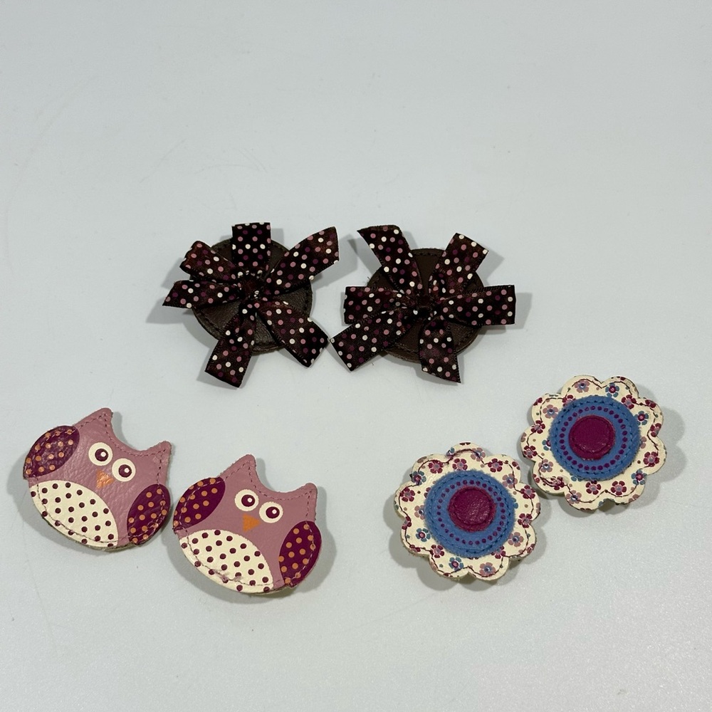 Robeez Owl Flower Bow Changeable Shoe Decoration